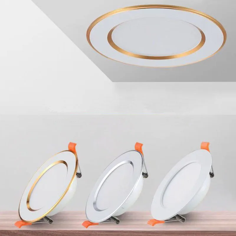 Description Picture 2 of itemDC12V LED downlight recessed ceiling light 3W 5W 7W 9W 12W LED spotlight panel light emits red blue green light