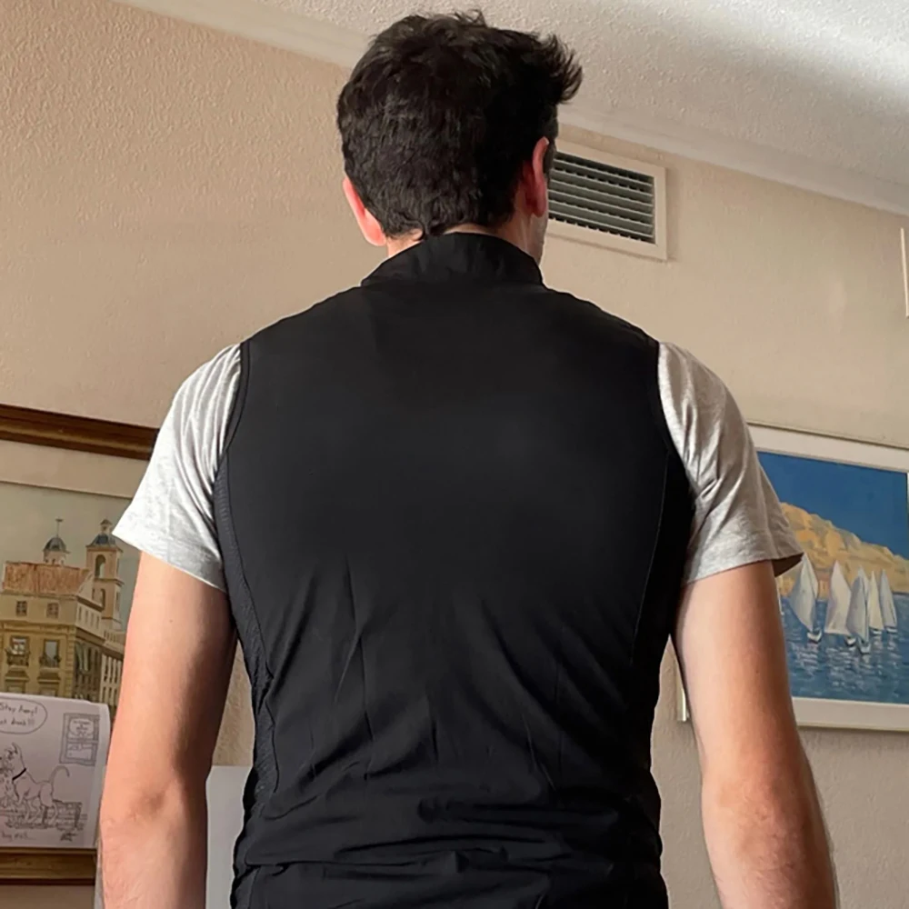 HISERWA Men Cycling Vest Lightweight MTB Road Bicycle Gilet Quick Dry Windproof Waterproof Cycling Vest Breathable Bike Jacket 5