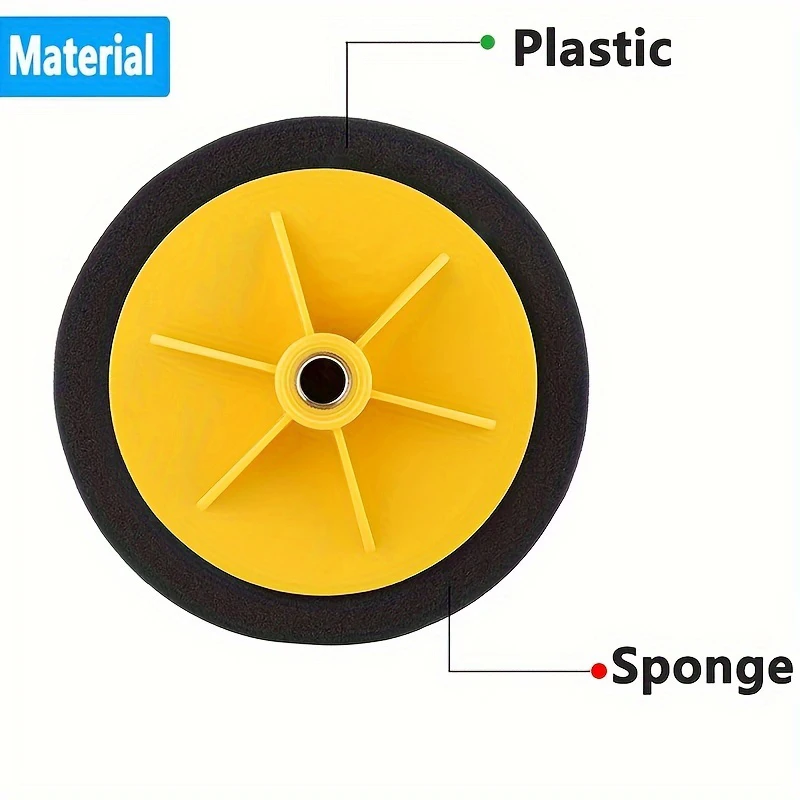 6-Inch Car Polishing Sponge Pad with M14 Thread - Durable Plastic for Buffer Polisher Polishing