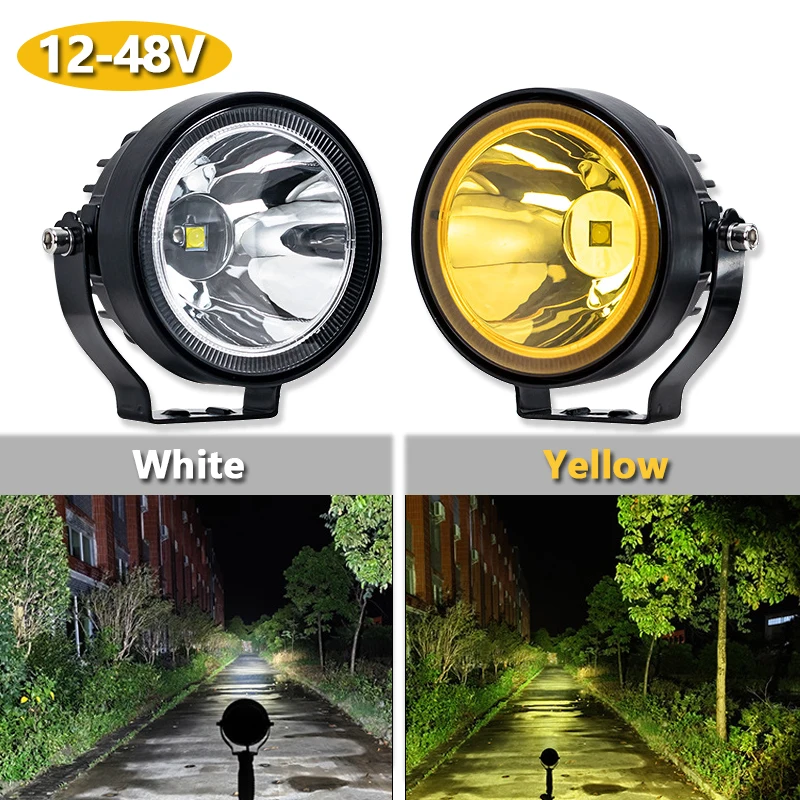 HighQuality4InchLedFogLightForCar1248VSuperBrightWork