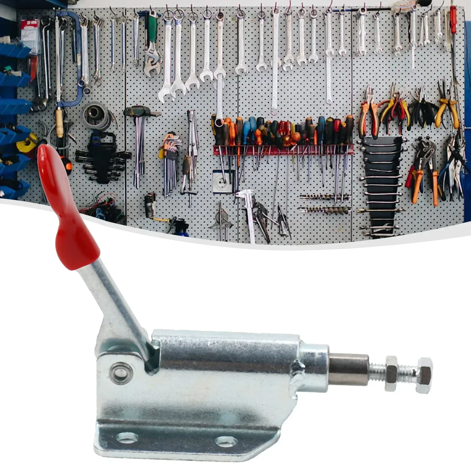 GH-36070 Horizontal Toggle Clamp Quick Release Woodworking Workbench Lever Clip Carpentry Fixation Clamp Workpiece Holder Tools 5