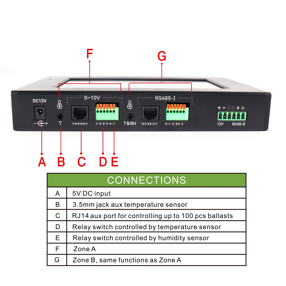Newest Smart Group Controller LED Grow Light Bar Dimmable Timer 2/3/4 way Controllable For Greeenhouse Professional Planting