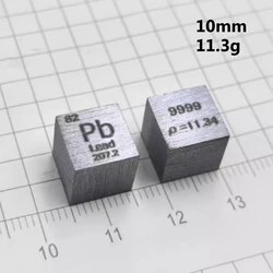Metal Lead Cube Ornament - Periodic Table Educational Display and Chemistry Gift (1PC Lead)