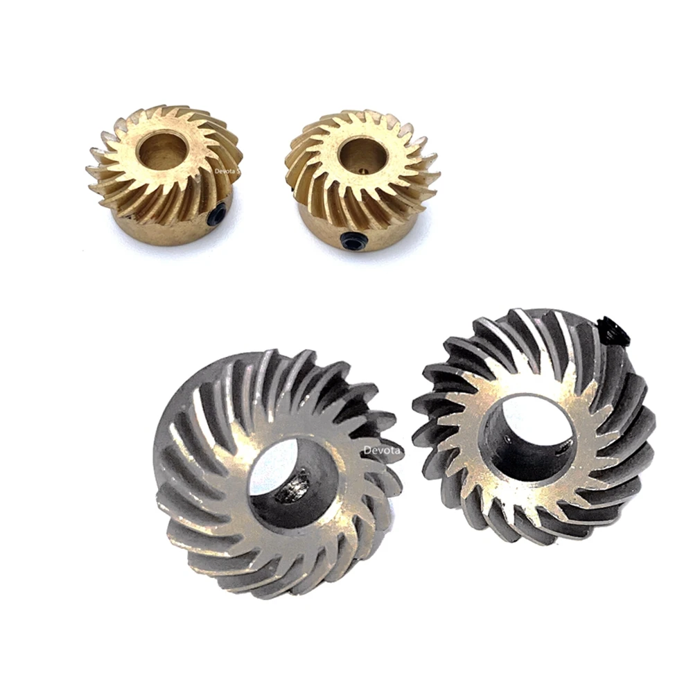 Replacement Spiral Bevel Gear Metal Spiral Bevel Gear Set 0.8m 20t