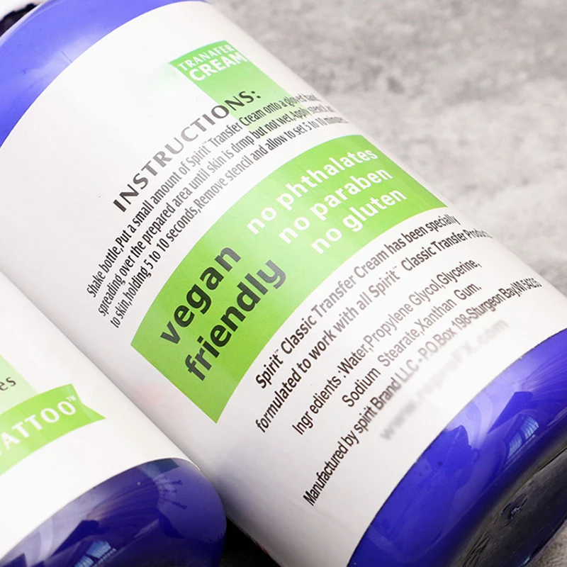 Pump Type Tattoo Transfer Gel Solution 240ml, Perfect for Sharp, Dark & Clean Stencils, Tattoo Pattern Transfer Gel