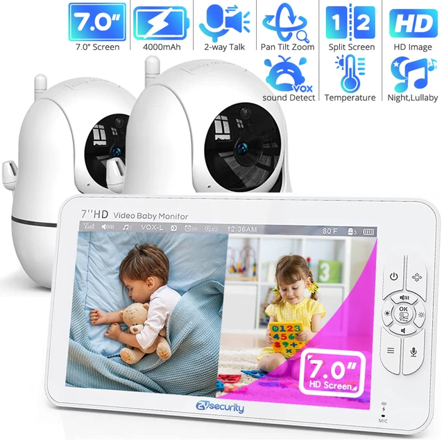 Où placer la caméra de son babyphone vidéo bébé avec moniteur ?