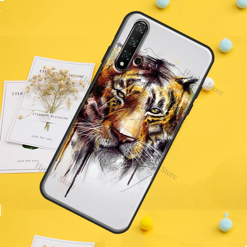 Tiger Face Design Protective Phone Case
