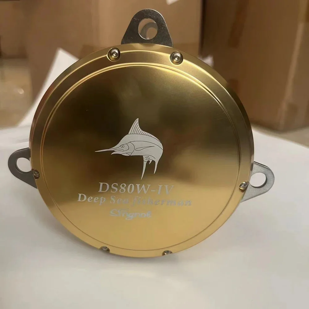 Hochleistungs-CNC-Angelrolle mit 2 Geschwindigkeiten und 130 LB maximaler Bremskraft für Salzwasser-Trolling und Jigging, ideal für Riesen-Thunfisch und Marlin, 80W 130W – Detail 16