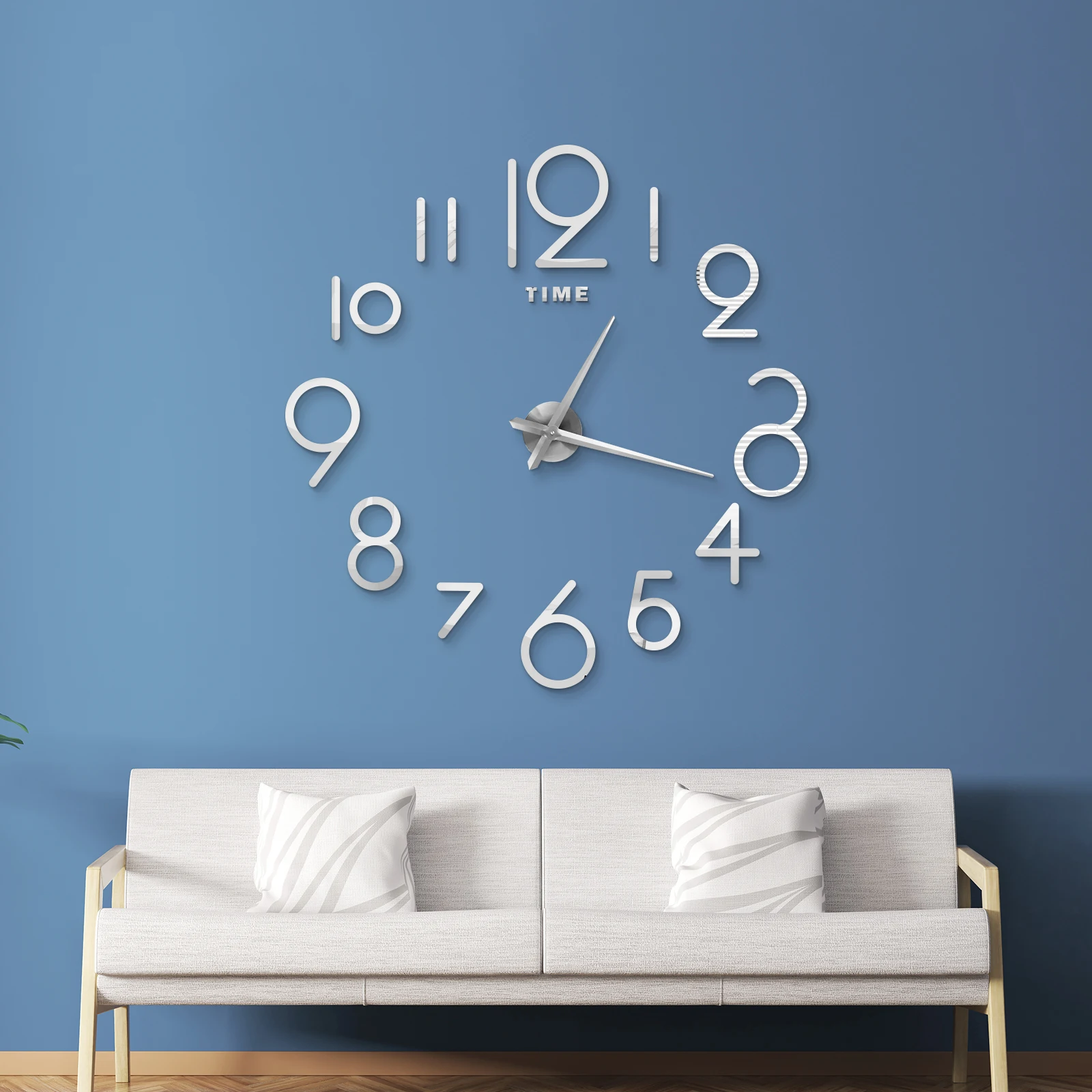 3D Large Wall Clock reloj de pared DIY Quartz Watch Acrylic Mirror Stickers Horloge Murale Home Decor Clocks 2021 Modern Design