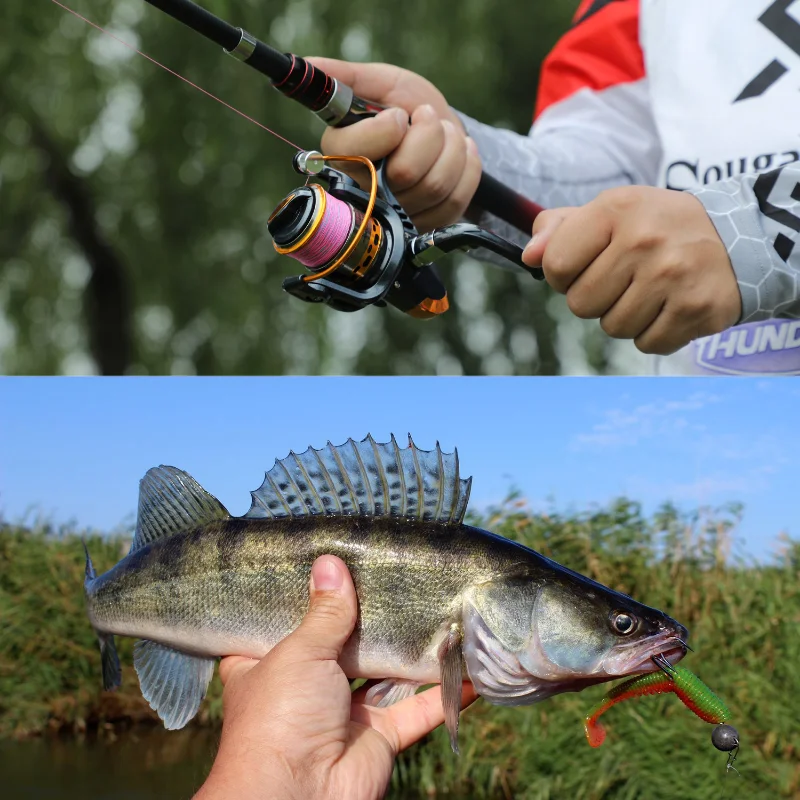 Sougayilang 13+1BB Spinning Fishing Reel 2000-5000 Size Metal