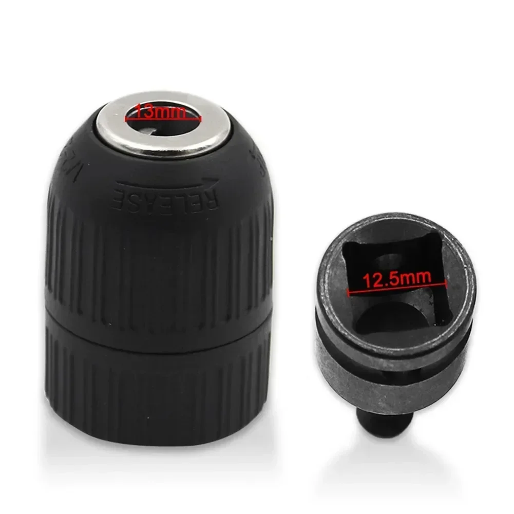 2pcs Set Keyless Drill Chuck&Adapter For 13mm 1 2 Drill Wrench Rotary Power Cordless Drill Power Tool Accessories 5