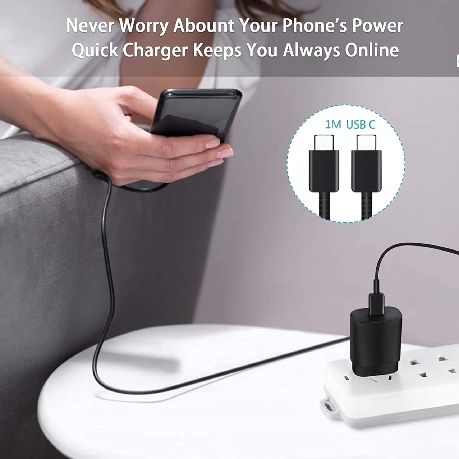 25W Super Fast Charging USB-C Wall Adapter