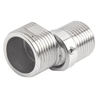 ก๊อกน้ำปรับได้360องศาแบบสกรูที่ทำมุมโค้งงออะแดปเตอร์สำหรับก๊อกน้ำแบบสั้น/ยาวสำหรับห้องครัวห้องน้ำ 5