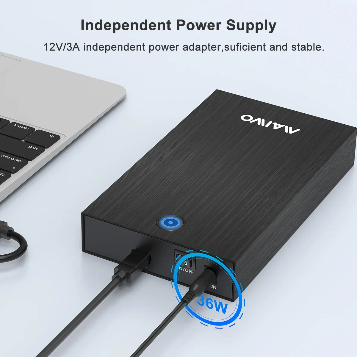MAIWO PC ̽  ϵ ̺ Ŭ, ˷̴  , USB3.2 Gen 2 Ÿ C Ŭ, 2.5 ġ, 3.5 ġ SATA HDD, SSD ̽