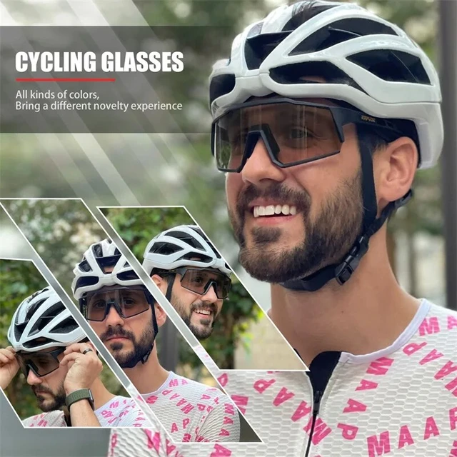 Kapvoe Sport Eyewear Mountain Bike Sport Cycling Glasses Outdoor Cycling  Goggles Men Cycling Sunglasses MTB Sunglasses