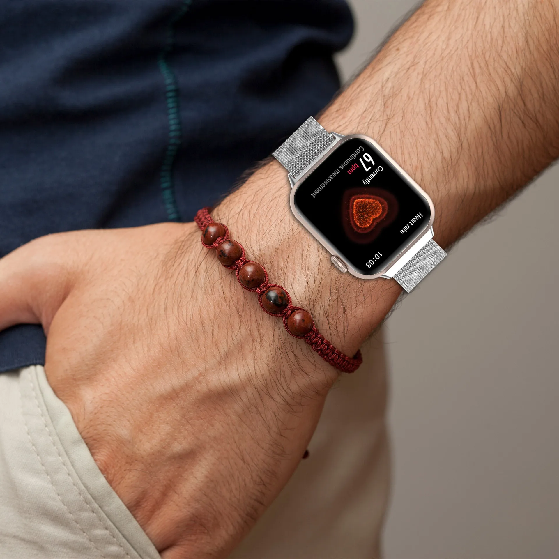 Milanese Loop Magnetic Metal Bracelet Replacement Wristband