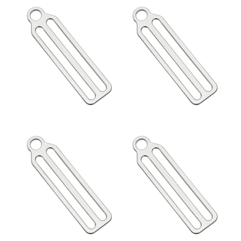 

4X Scuba Diving Tech Diving Sidemount BCD Fixing Buckle Rope Retainer For 2Inch Webbing Diving Accessories