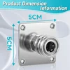 High-pressure Cleaning Machine Accessories Foam Cannon Nozzle Water Gun Rack Wall-mounted Storage Rack Stainless Steel 1/4 Quick 4
