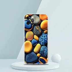 Elegant Transparent Stone - Patterned Phone Case - Soft Shell Cover - iPhone 14 (B1)