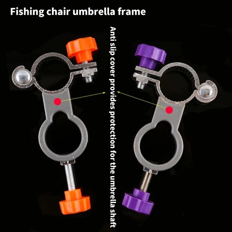 Fishing Chair Umbrella Clamps Stand Holder Chair Umbrella Fixed Clip Fishing Mount Clamps Gears D2RD