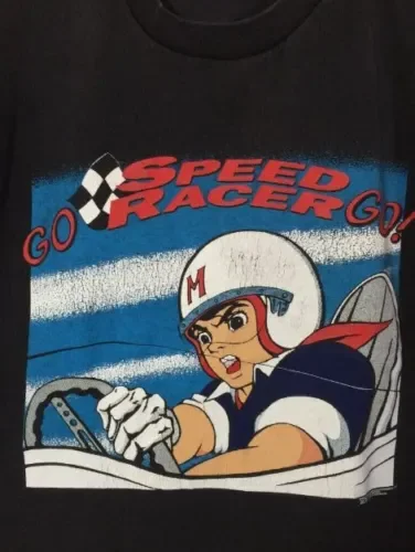 Maglietta Anime Vintage Go Speed Racer Maniche Lunghe O Corte