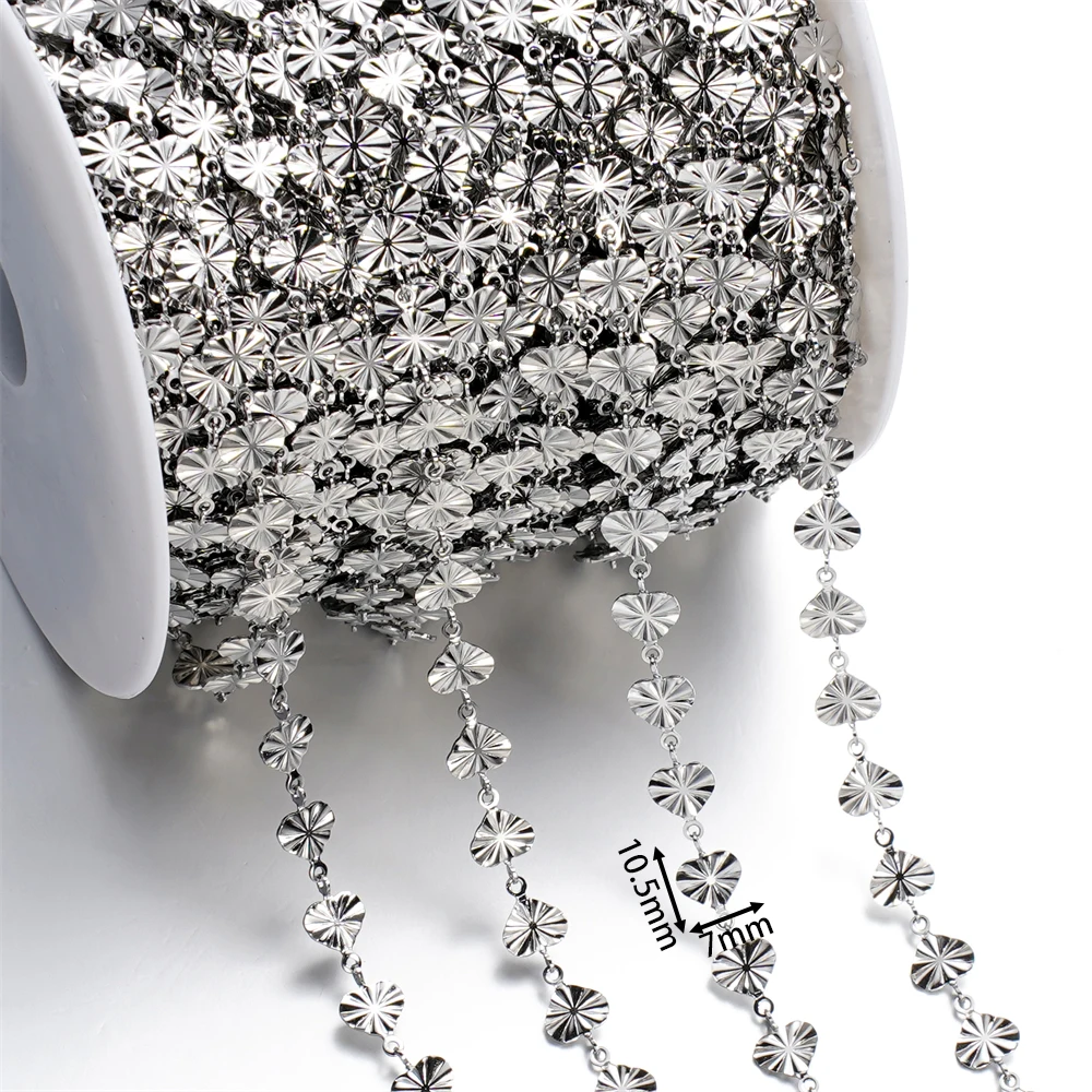 2Meter hand gefertigte hochwertige Edelstahl Armband Fußkettchen Halskette Ketten für DIY Schmuck machen Ergebnisse Komponenten – Detail 5