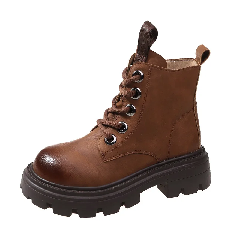 

Korean Fashion Platform Chelsea Boots for Women Autumn Winter New Designer Ankle Boots Female Solid Color Casual Shoes Ladies