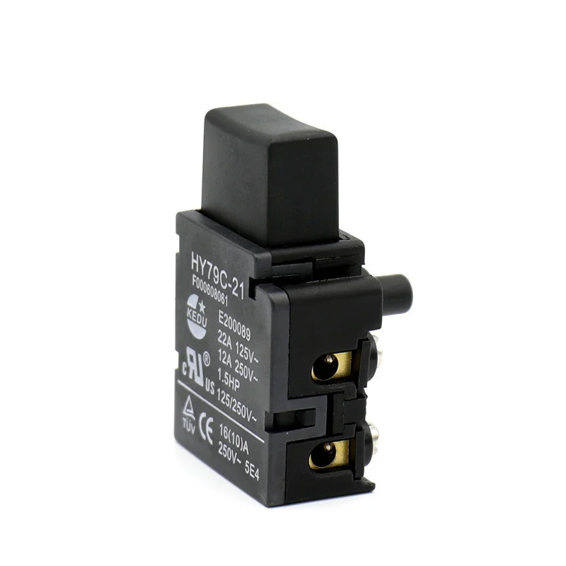 Interruttore Pulsante Autobloccante KEDU HY79C-21 - Per Trapani, Tosaerba E Utensili Elettrici - Foto 10