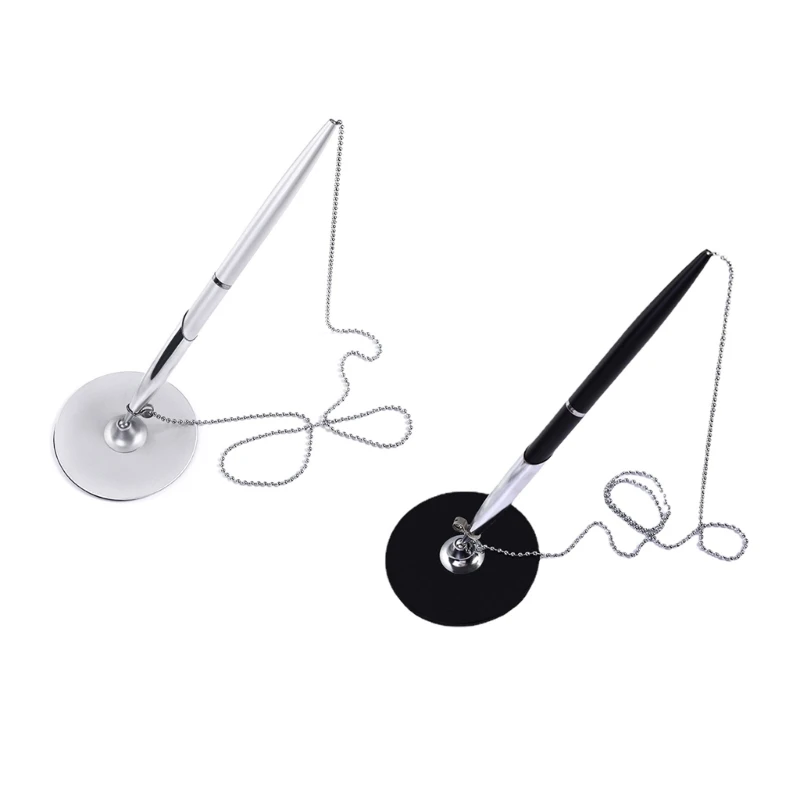 

Elegant Metal Pen Desk Pen with Chain for Signing Documents and Contracts N0HC