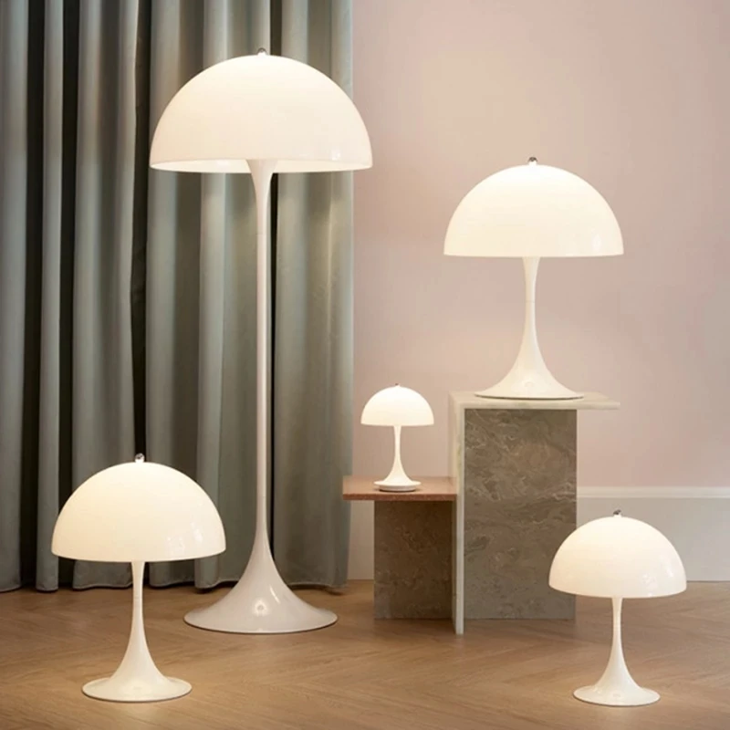 Tanie Nowoczesna minimalistyczna lampa stołowa grzyb sypialnia lampka nocna LED Home Decor stolik sklep