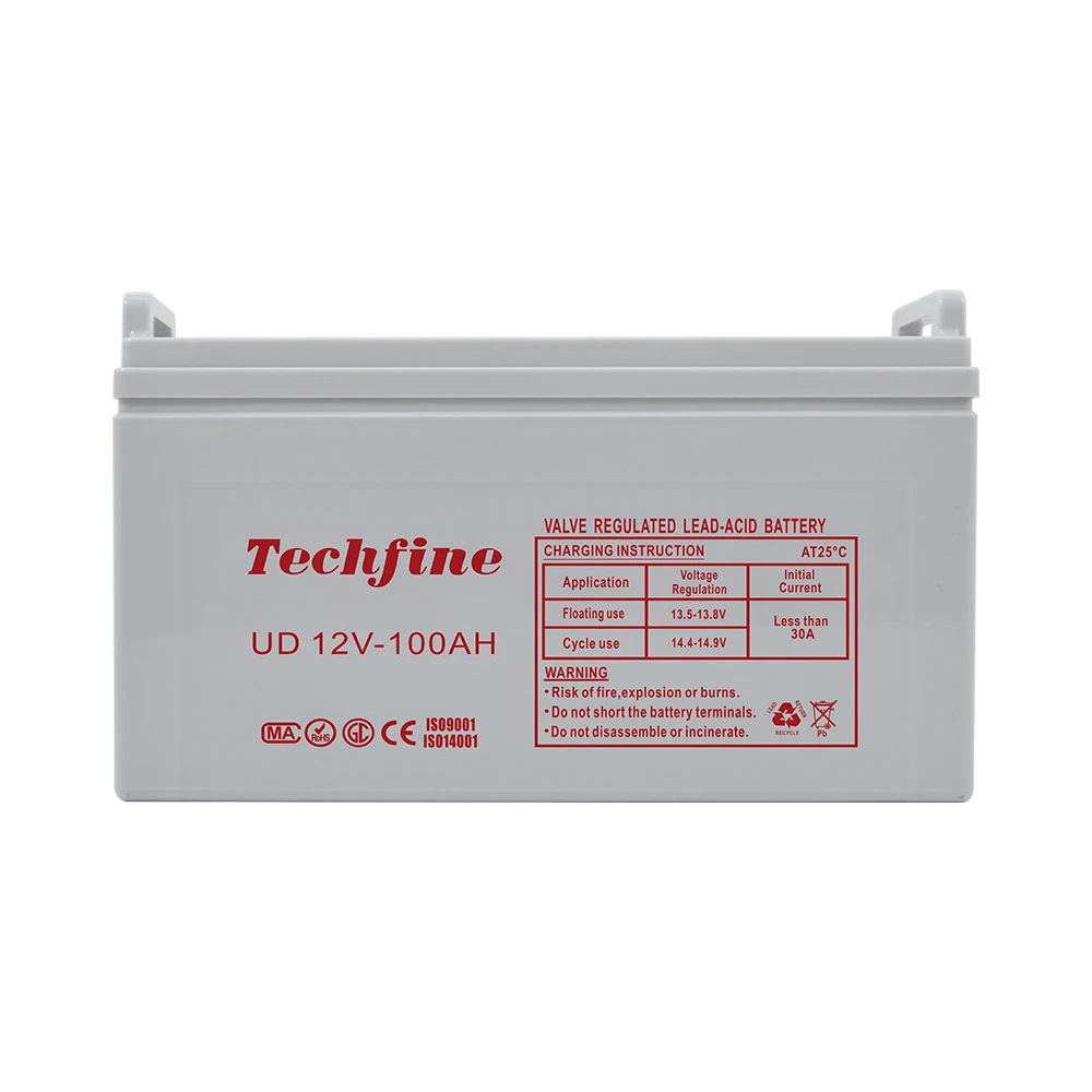 Batterie Al Piombo 100Ah 12 Volt Agm Batteria 250Ah Batteria Solare Per Uso Di Accumulo Di Energia Fotovoltaica