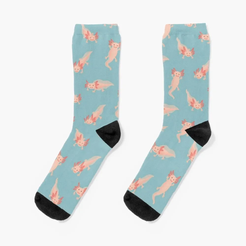 axolotl Socks hiking gift Socks Women Men's