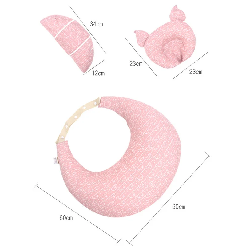 Adjustable Nursing Pillow Multifunction Baby Maternity Breastfeeding Cushion Infant Newborn Feeding Layered Washable Oreiller 3