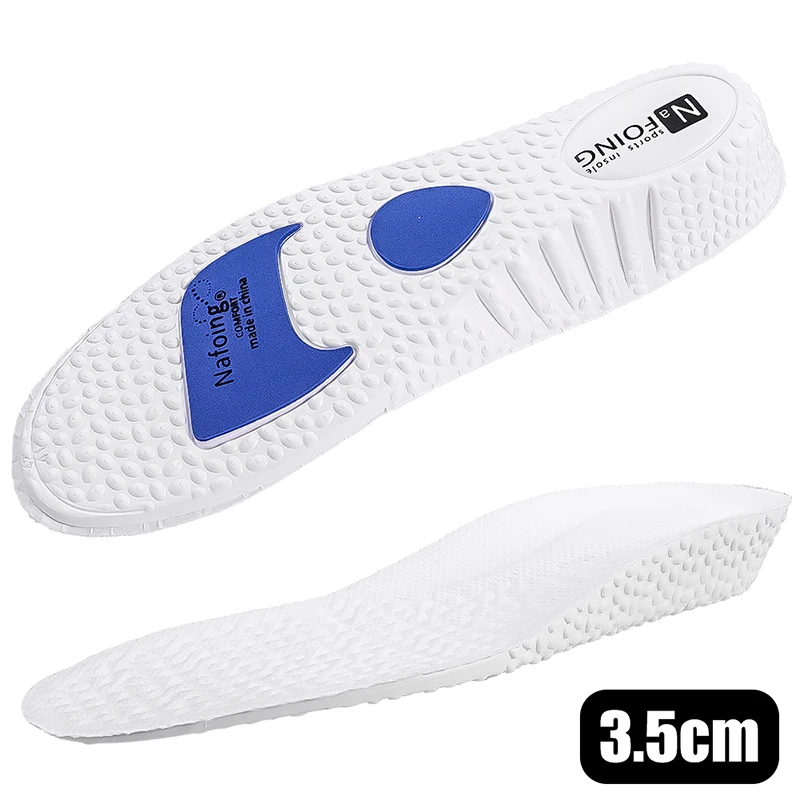 thumbnail image 1 of Plantillas invisibles para aumentar la altura, cojín de espuma con memoria, absorción de impacto gruesa, soporte para el arco, calzado deportivo para correr, almohadillas para levantar la suela del pi, 1 of 5