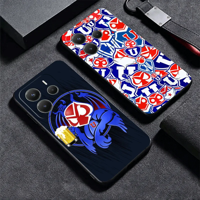 Chile University Logo Soft Phone Case - Black Protective Cover