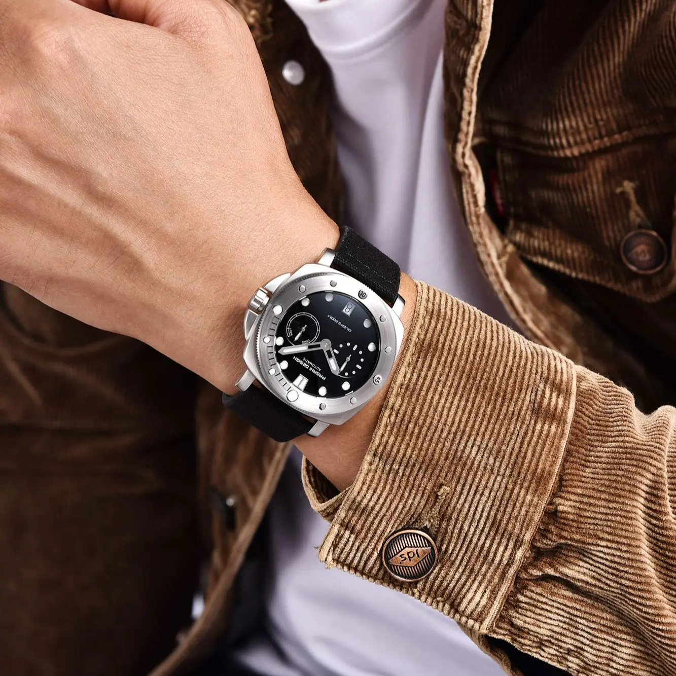 Pagani Design 2023 New Men's Leisure Sports Automatic Mechanical Watch Nylon Strap Sapphire Glass Waterproof 200M Watch For Men