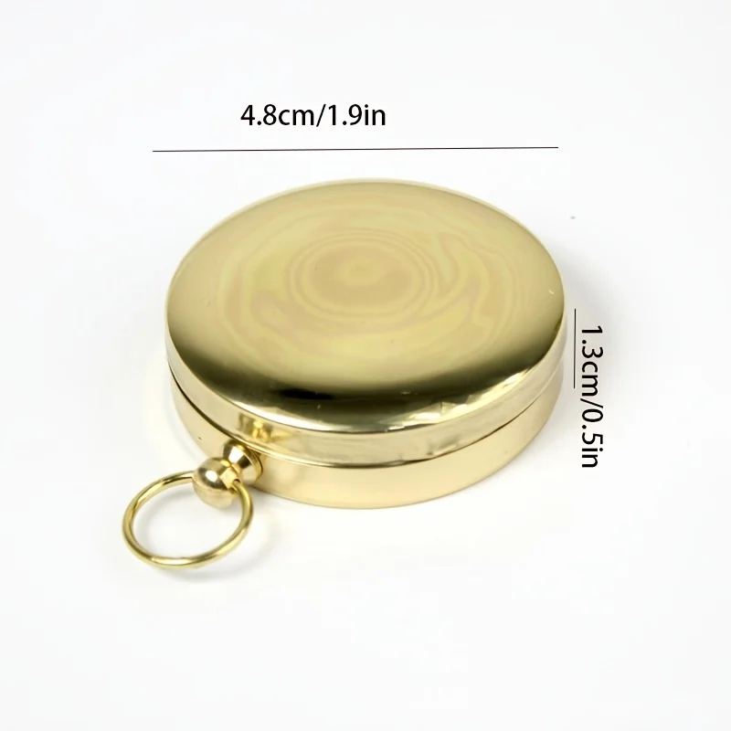 Retro Copper Pocket Compass 2