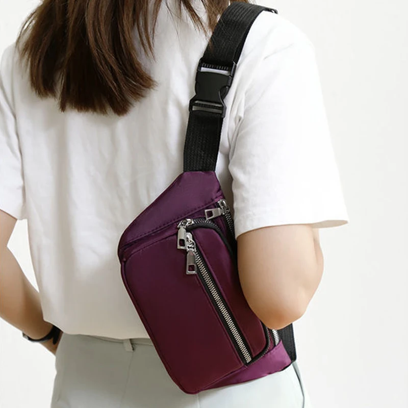 Neutral Square Pouch for Travel and Business