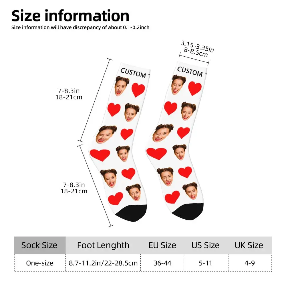 Personal Custom Avatar Printed Socks Cozy Sport Middle Tube Socks Cotton for Unisex Birthday Present 47 S35714e9526204f2f934dbf281dd304b3S