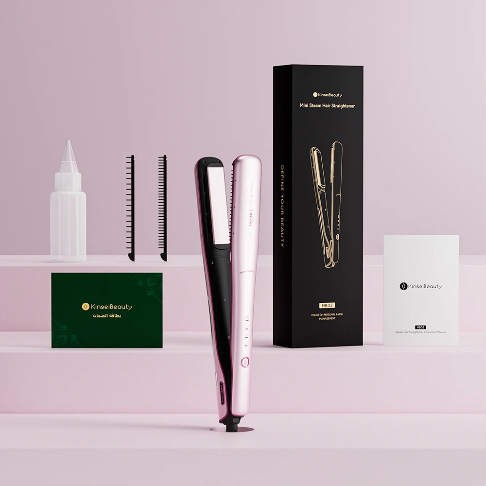 مكواة فرد البخار Kinseibeauty مع نظام تعليق هوائي...