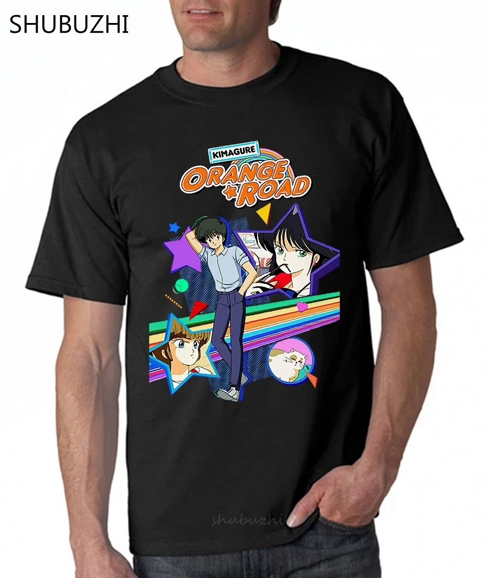 Anime: Kimagure Orange Road V1 Poster Tv Series 1987 T Shirt Tutte Le Taglie S-5Xl Cotone Tshirt Uomo Summer Fashion T-Shirt Euro Size