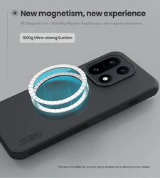 NILLKIN Magnetic Super Frosted High Quality Shield Matte PC Phone Case - OnePlus 15 (Black)