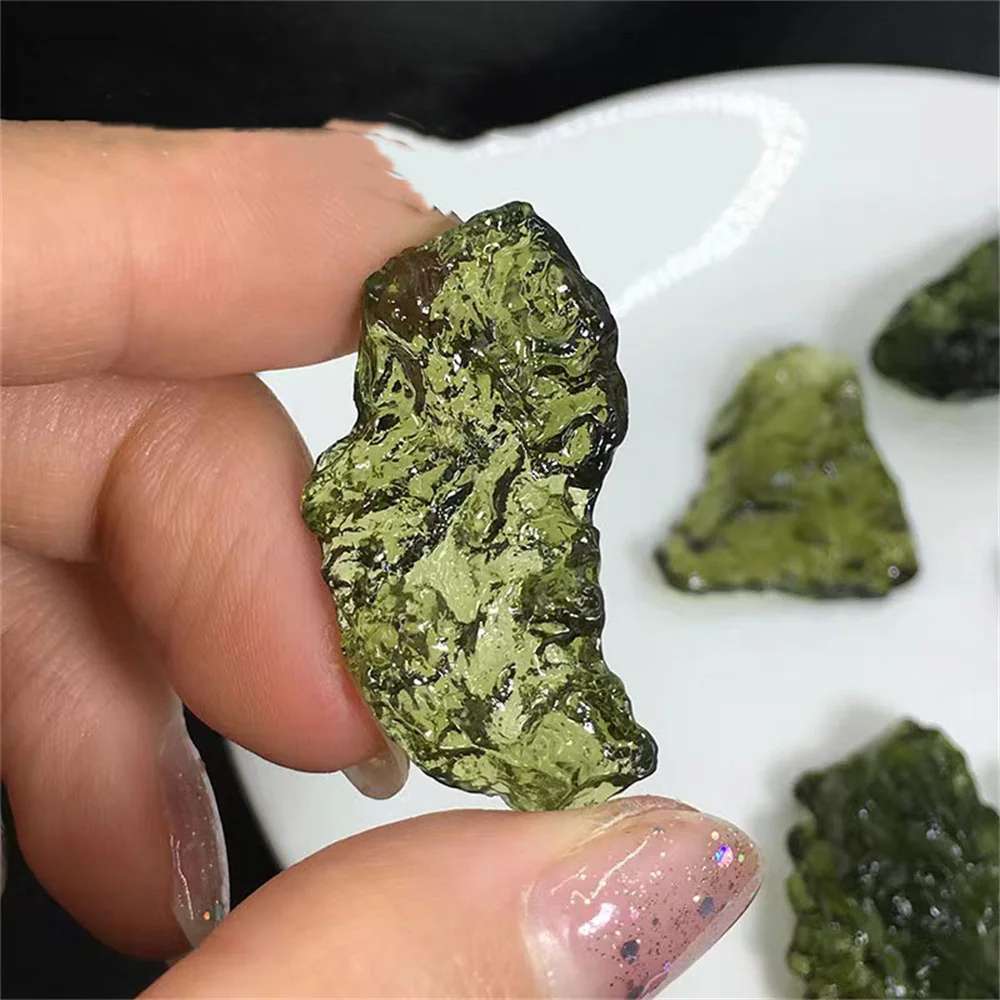 

Moldavite Czech Meteorite Lmpact Glass Rough Stone Crystal Energy Stone