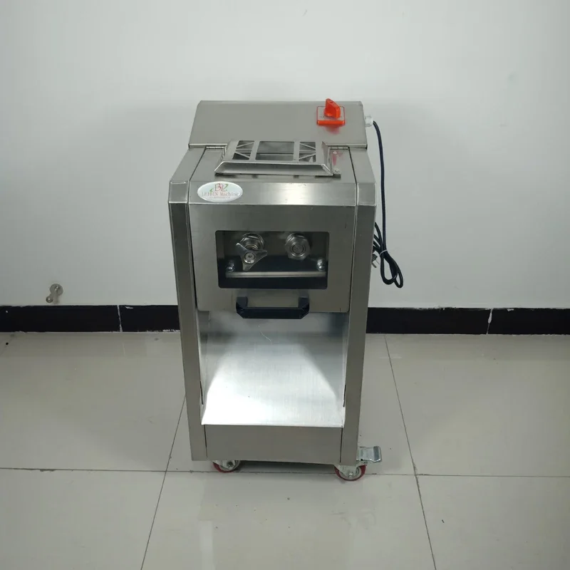 400Kg/H Electric Meat Slicer Stainless Steel 3mm Blades Meat Cutter Grinder Machine Auto Kitchen Home Appliance Commercial - Image 3