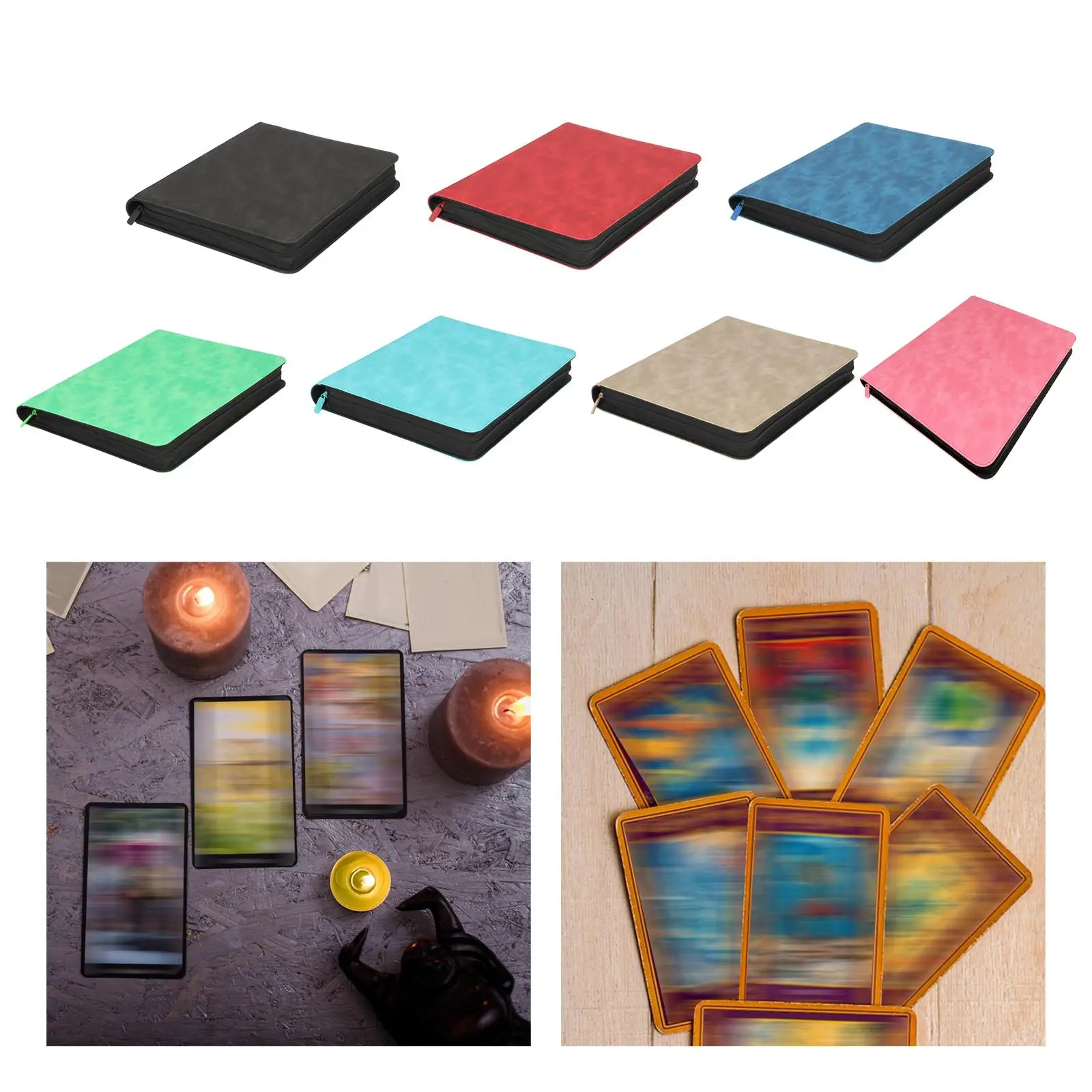 Card Binder 9 Pocket Trading Card Games Double Protection Card Collection Album for Trading Cards Gaming Cards Football Cards