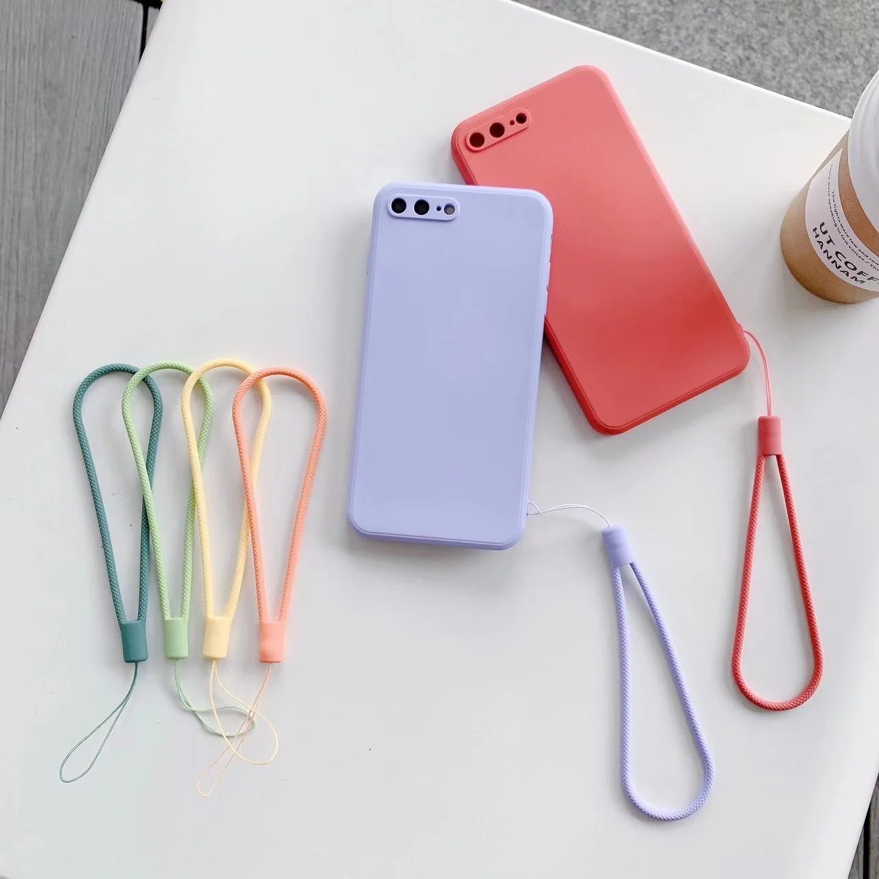 Suitable for all types of mobile phones Silicone mobile phone rope Wrist  rope Rubbing rope Factory direct sales | AliExpress