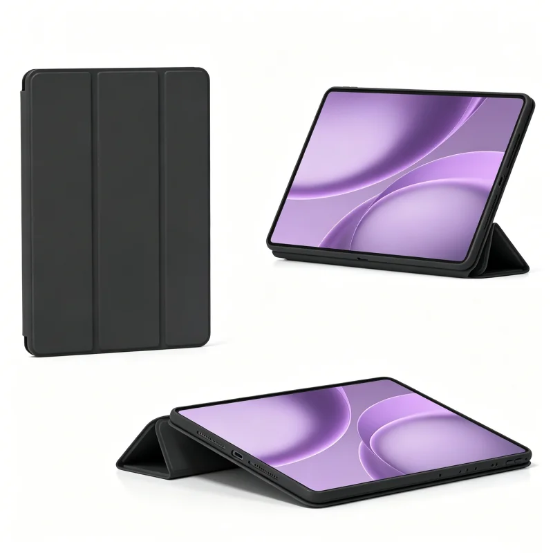 Enhanced Product Title: Premium PU Leather Soft Back Stand Tablet Case - 13.2 Inch