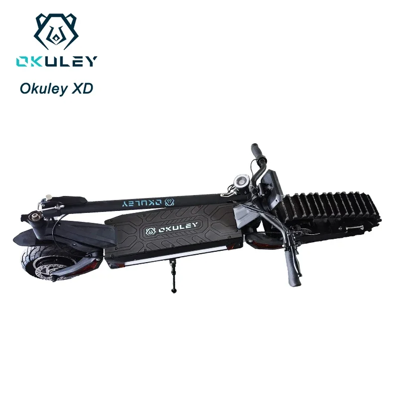 New Okure XD1500 Snow Scooter 52V 23.4Ah 2000W Motor Snow Electric Scooter Electronic Brake Maximum Speed 30km/h