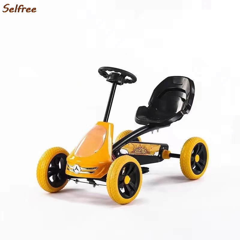 Selfree New Netflix Kids Go Kart Pedal Car Outdoor 4 Wheels 4-12 Years Old Bike Drift Wheelie Bike Bicicleta Infantil News