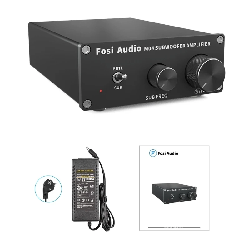 

Stereo Receiver Amplifier Mini Integrated Amplifier 100W for Home Outdoor Desktop Speakers Subwoofer Amplifier